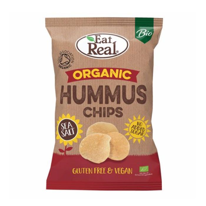 Organic Hummus Chips Sea Salt 100g