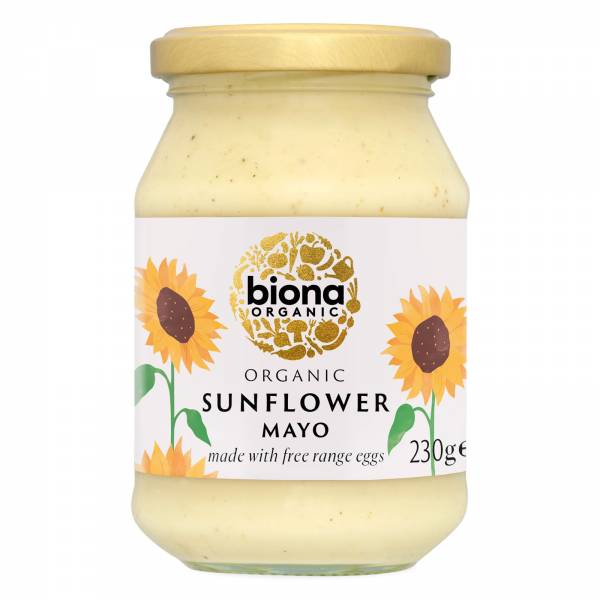 Organic Sunflower Mayo With Free Range Eggs 230G