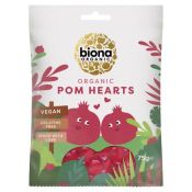 Organic Pomegranete Hearts 75G - Biona -