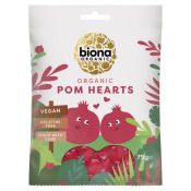 Organic Pomegranete Hearts 75G