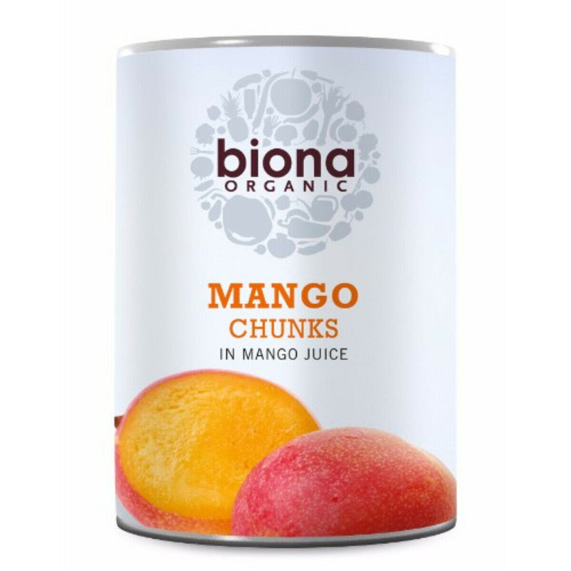 Organic Mango Chunks In Mango Juice 400g