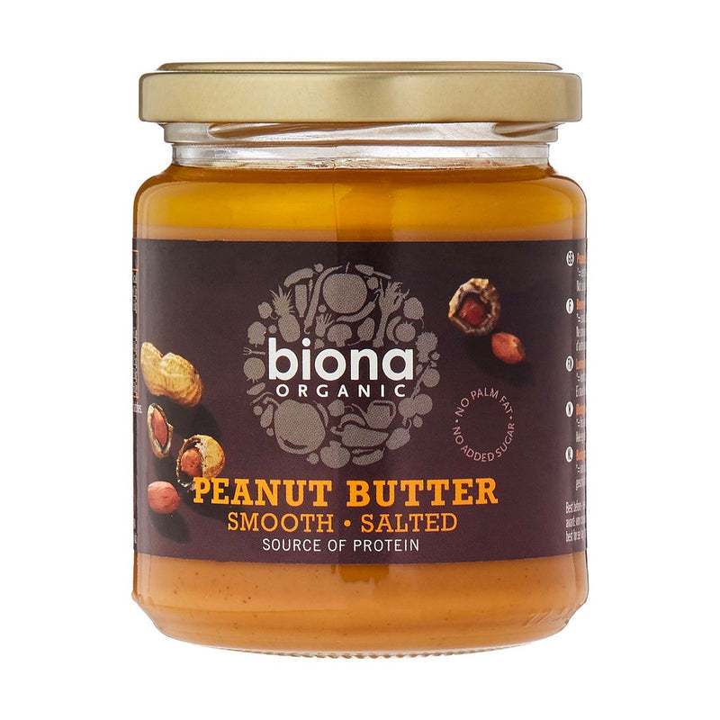 Organic Peanut Butter Smooth Salted 250g