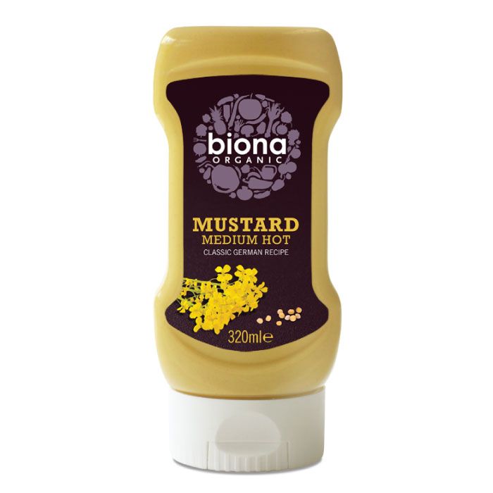 Organic Mustard Medium Hot Classic German 320g
