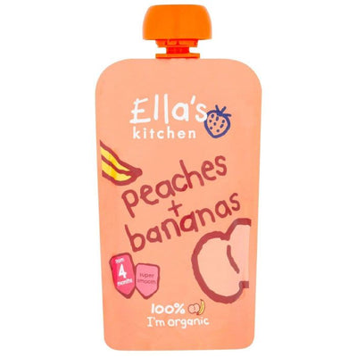 Organic Peaches Bananas 120G - Ella'S Kitchen -