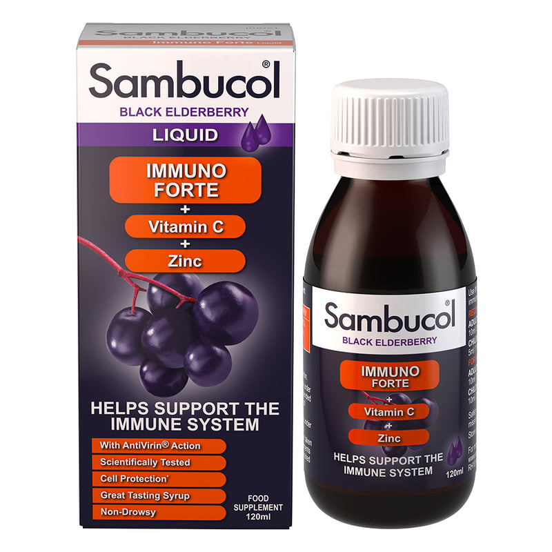 SAMBUCOL BLACK ELDERBERRY IMMUNO FORTE 120 ML