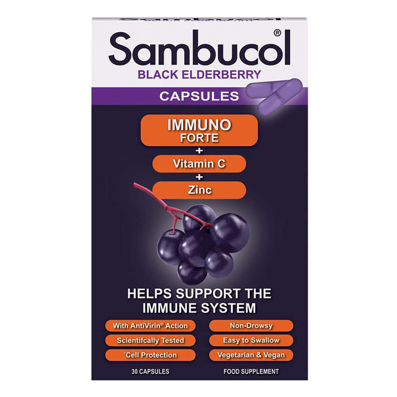 SAMBUCOL BLACK ELDERBERRY IMMUNO FORTE 30&