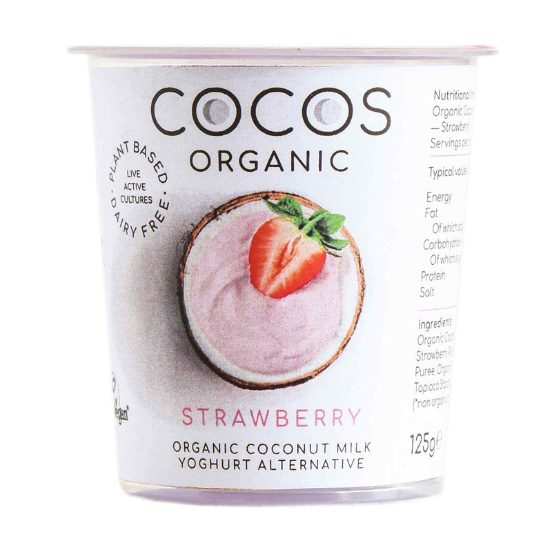 Organic Coconut Yoghurt Strawberry 125g