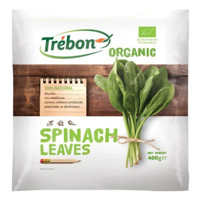 Organic Spinach Leaves 400g