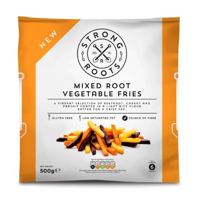 Organic Strong Roots Mixed Root Vegetable Fries 500g