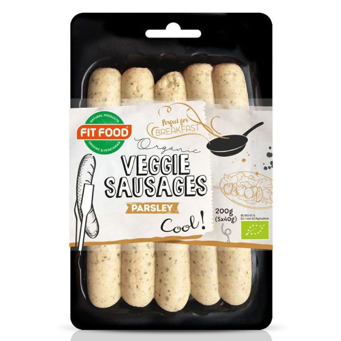 Organic Veggie Slice Sausage Parsley 200G