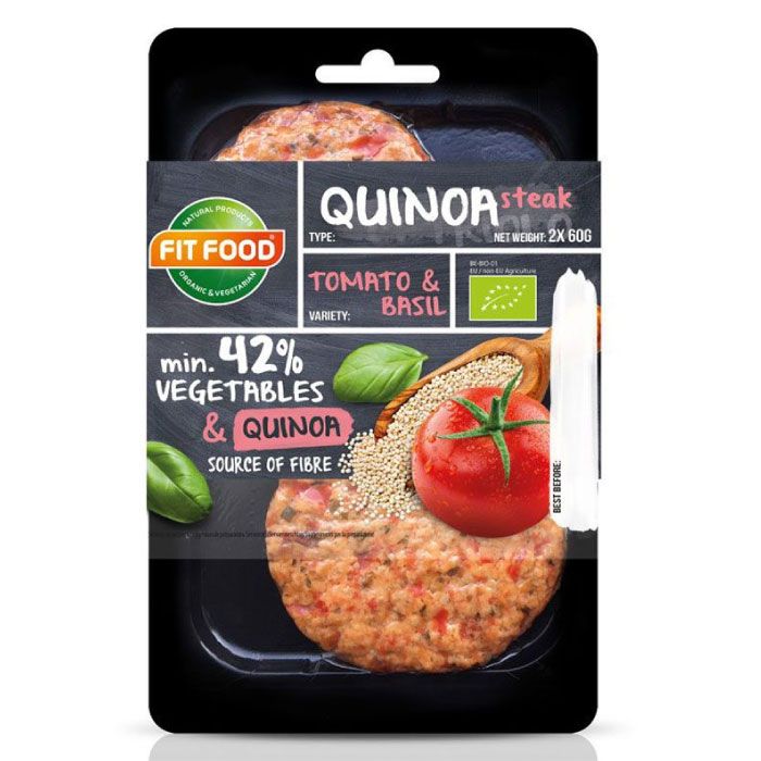 Organic Veggie Quinoa Steak Tom Basilco 150G