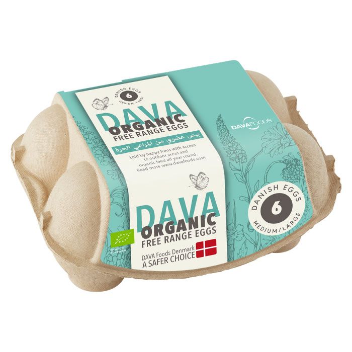 Dava Fds organic Free Range Eggs 6 Ml