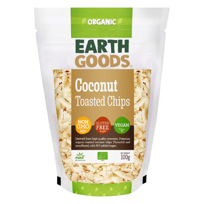 Organic Coconut Toasted Chips 100G