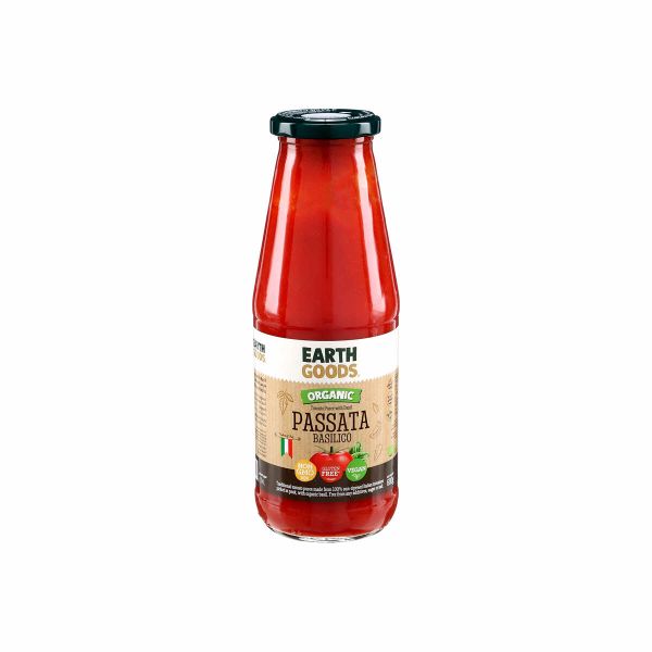 Earth Goods Organic Passata With Basil 680Gm