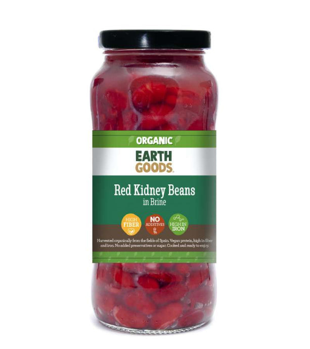 EARTH GOODS RED KIDNEY BEANS IN BRINE 540GM