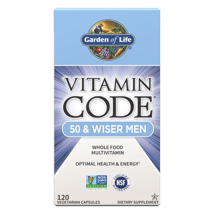 GARDN LIFE VITAMIN CODE 50&WISER MEN 120&