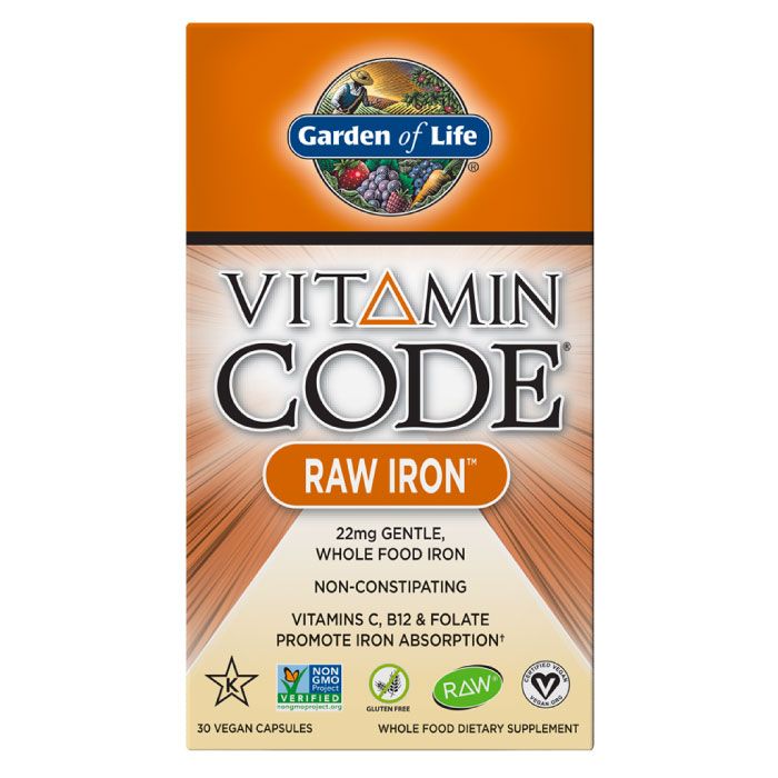 GARDN LIFE VITAMIN CODE IRON 30 CAPS