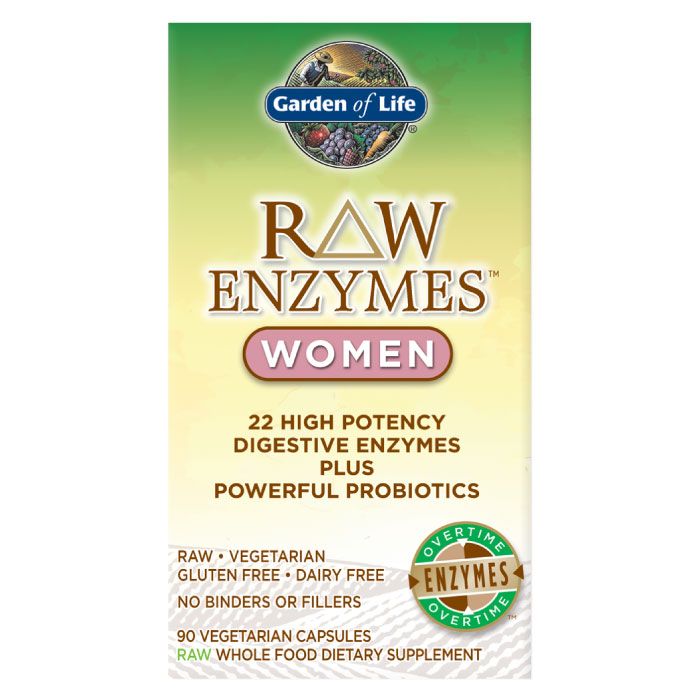 Organic Raw Enzymes Women 90 Capsules