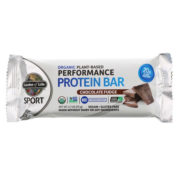 Garden Life Sport organic Protein Bar Choco Fudge75G