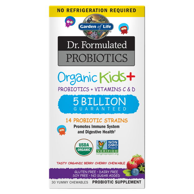 Dr Formulated Probiotics Organic Kids 30 Chewable
