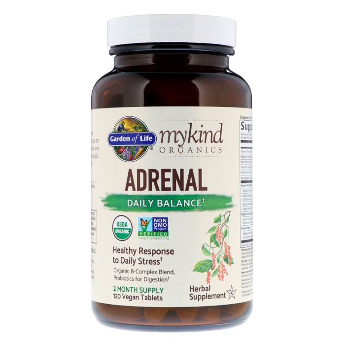 GARDN LIFE MYKIND ORG. HERB ADRENAL BALANCE 120S