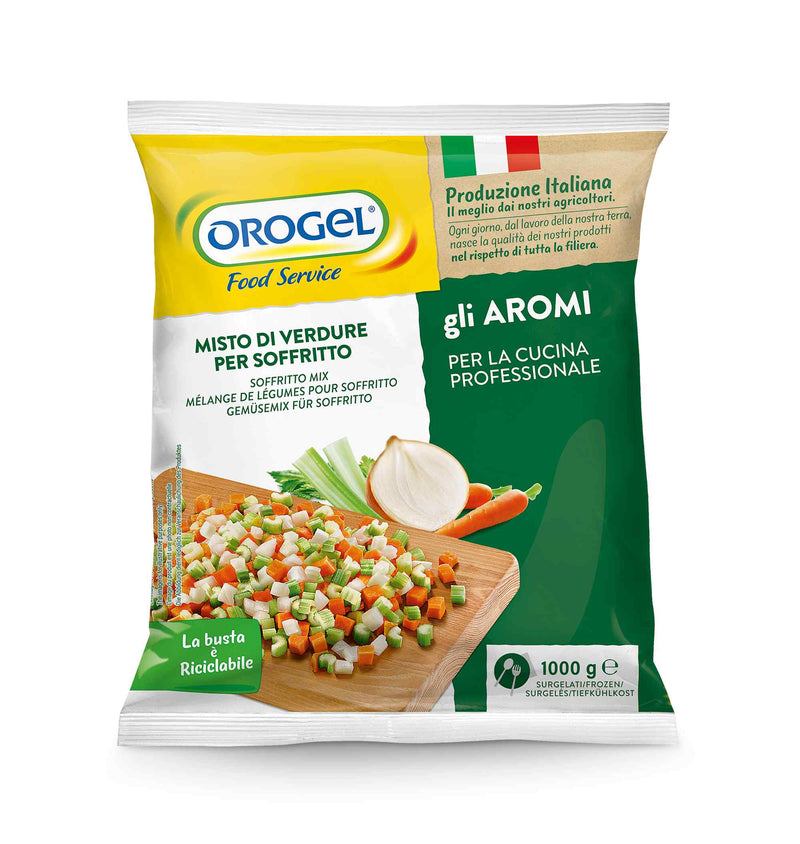 Organic Frozen Soffritto Mix 1Kg