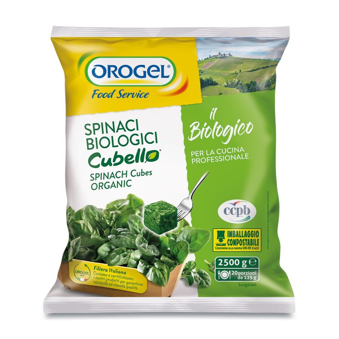 Organic Spinach Cubes 2500g