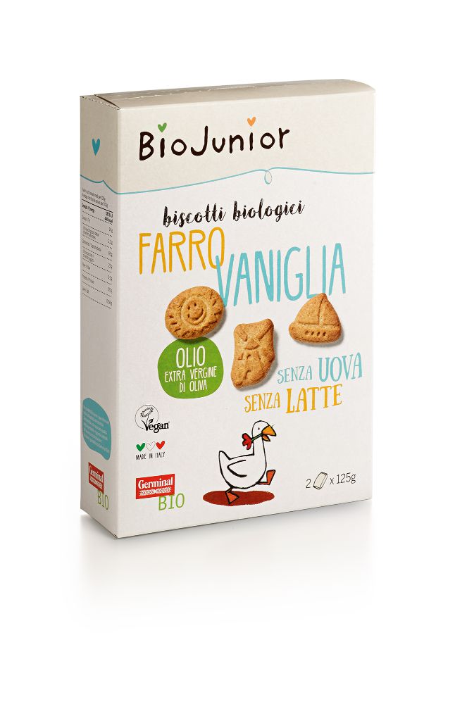 Organic Spelt Vanilla Biscuits BioJunior 250g
