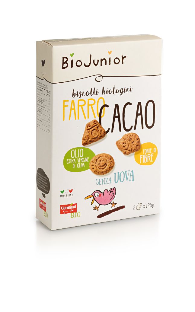 Organic Spelt Cocoa Biscuits BioJunior 250g