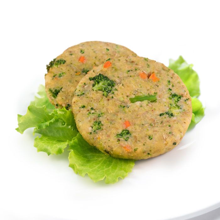 Organic Vegan Burger  Broad Bean Brocolli & Buck wheat 720g