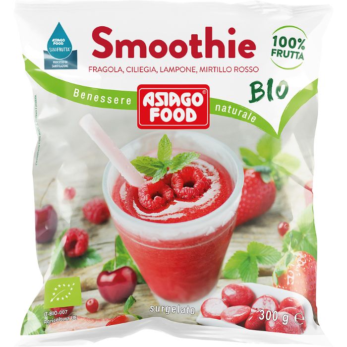 Organic Frozen Smoothie Of Fruits 300g