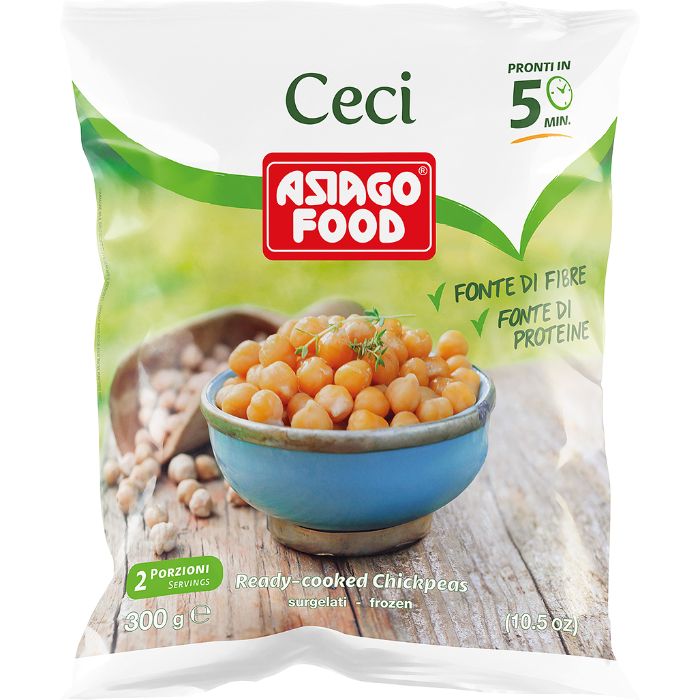 Organic Frozen Ready Cooked Chickpeas 300g