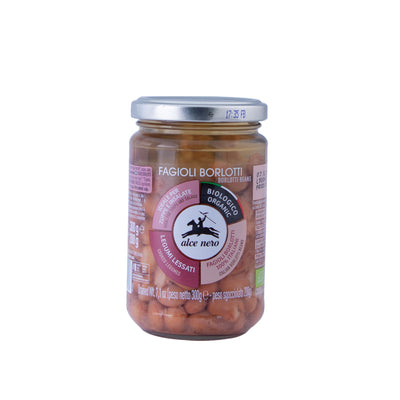 Organic Cooked Borlotti Beans 300g