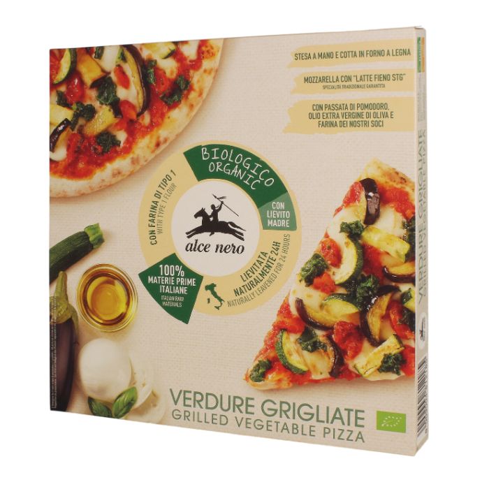 Organic Grilled Vegetable Pizza 408g