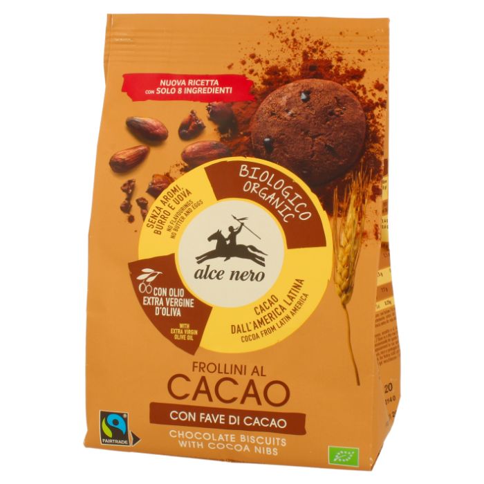 Organic Cocoa Biscuit with Cocoa Seeds 250g
