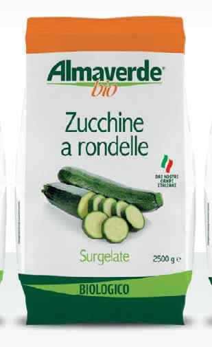 Organic Sliced Courgette 2.5kg