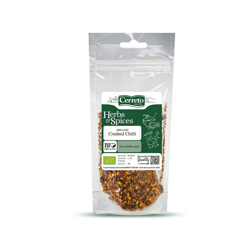 Cerrrti Organic Crushed Chilli 80gm