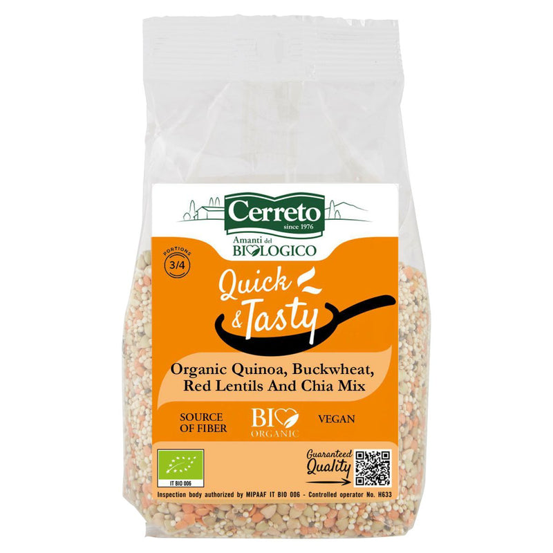 Quinoa Buckwheat Red Lentils Chia Mix 