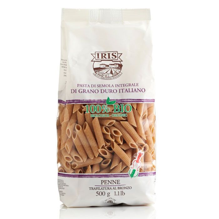 Organic Whole Wheat Pasta Penne 500g