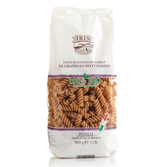 Durum Whole Wheat Pasta Fusilli 