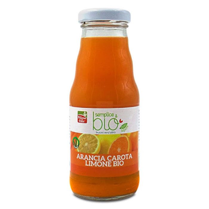 Organic Orange, Carrot & Lemon Juice 200ml