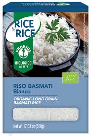 Organic Basmati White Grain Rice 500g