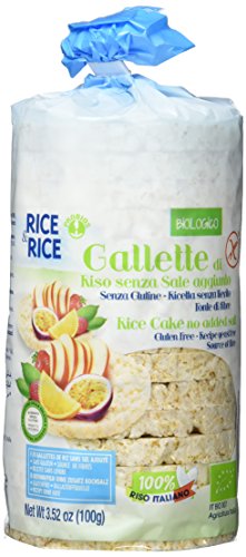 Organic Rice Cakes Without Salt 100g