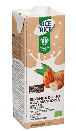 Organic Rice Drink Almond 1L