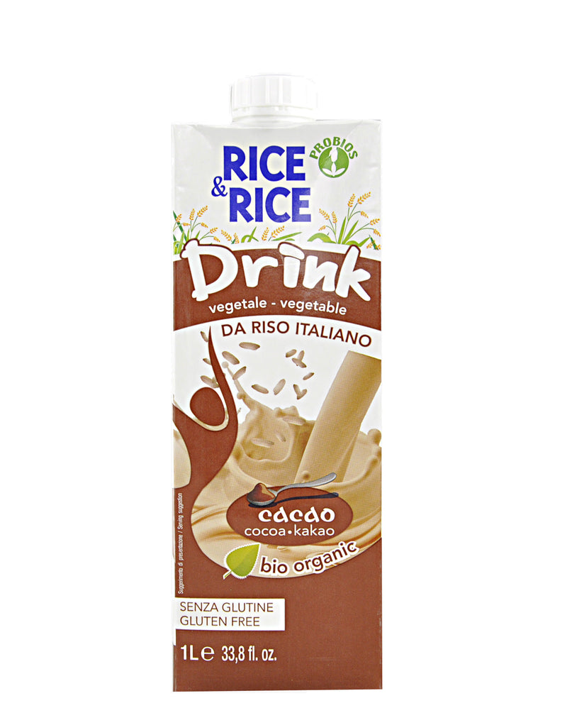 Organic Rice Drink With Cocoa 1L