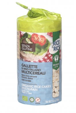 Organic Rice Cakes Multigrains 100g