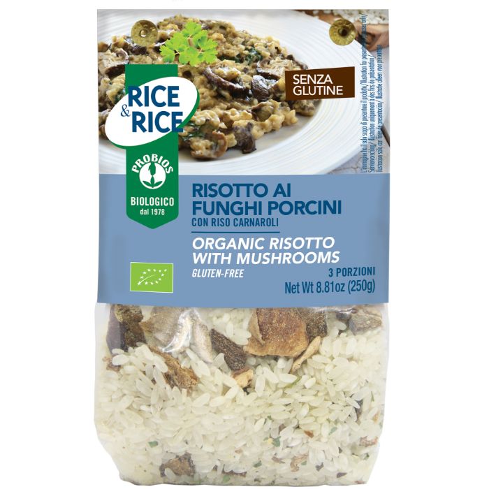 Organic Risotto With Mushrooms 250g