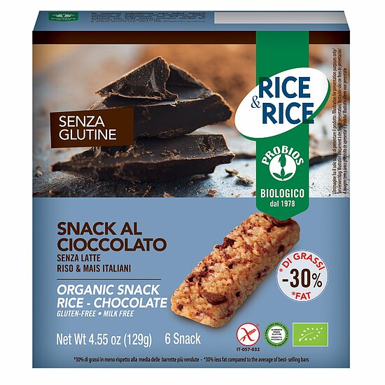 Organic Rice Snack With Chocolate (21X6)g