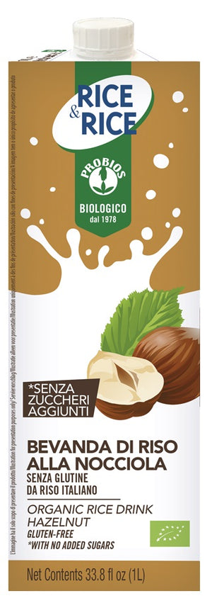 Organic Rice Drink Hazelnut 1L