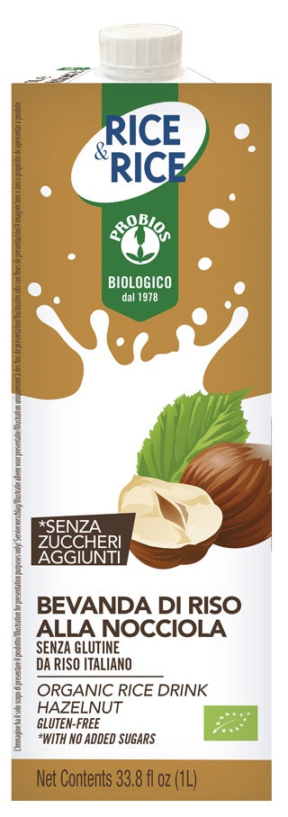 Organic Rice Drink Hazelnut 1L
